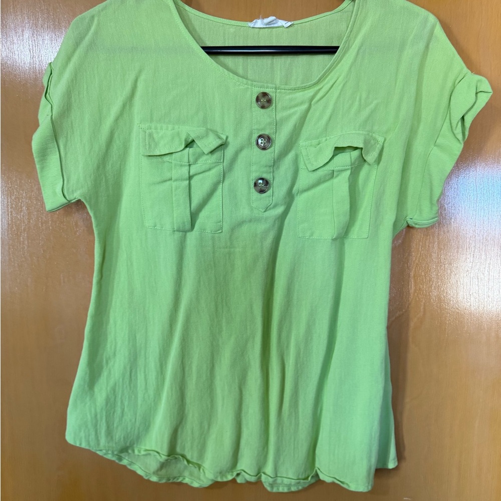 Mine Lime Green Short Sleeve Women's Tee